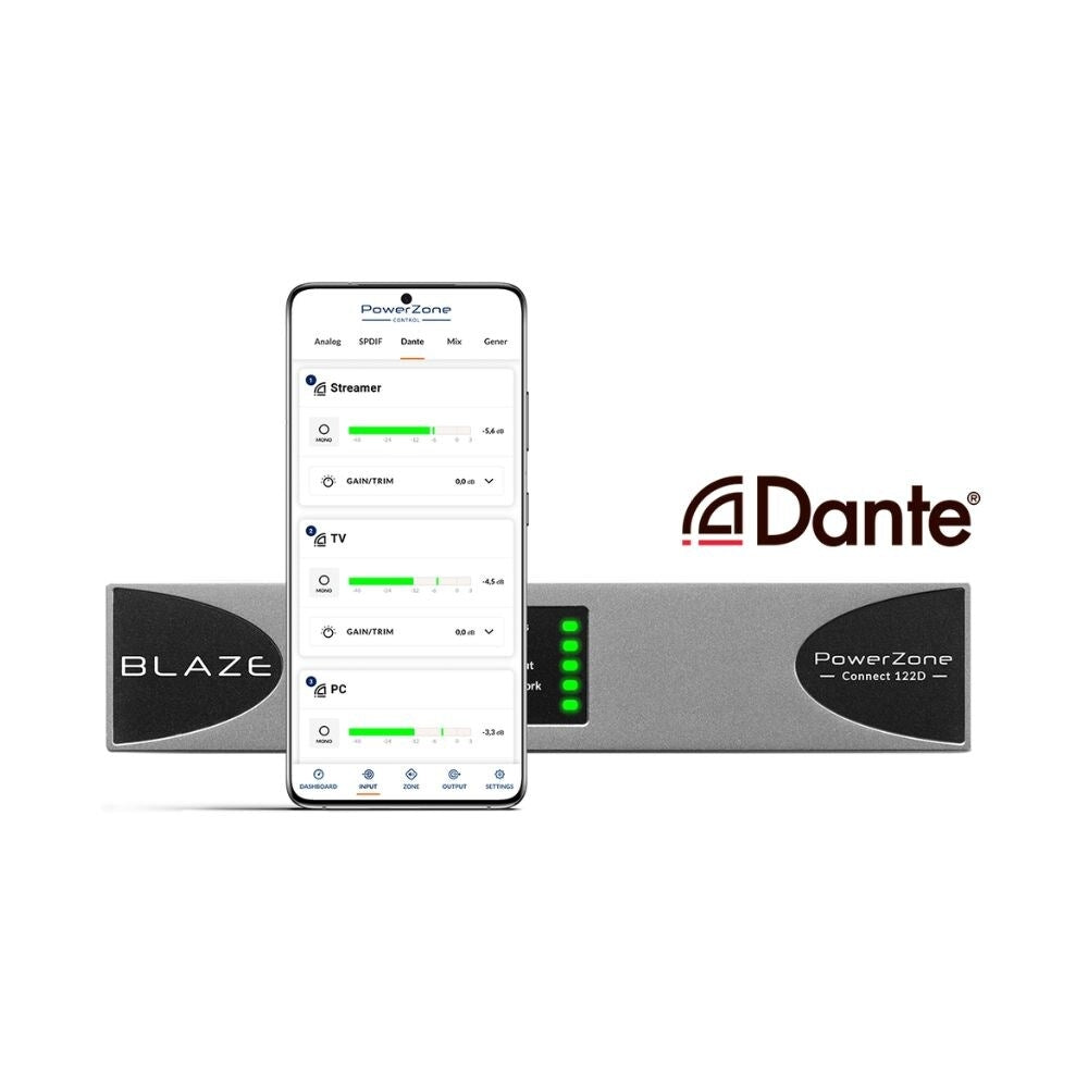 Blaze PowerZone Connect 1U Installation Amplifiers 6