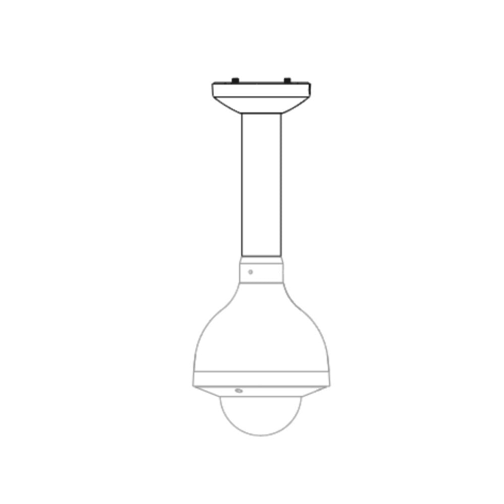 Dahua Ceiling Mount Pendant Bracket For Dahua's Camera Mount Adaptors, White 1