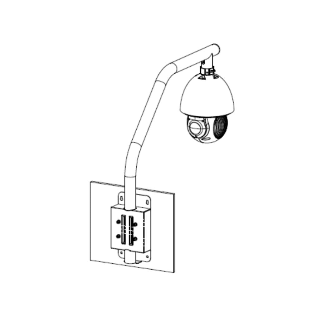 Dahua Parapet Wall Mount Bracket For Dahua's IP Cameras, White 1