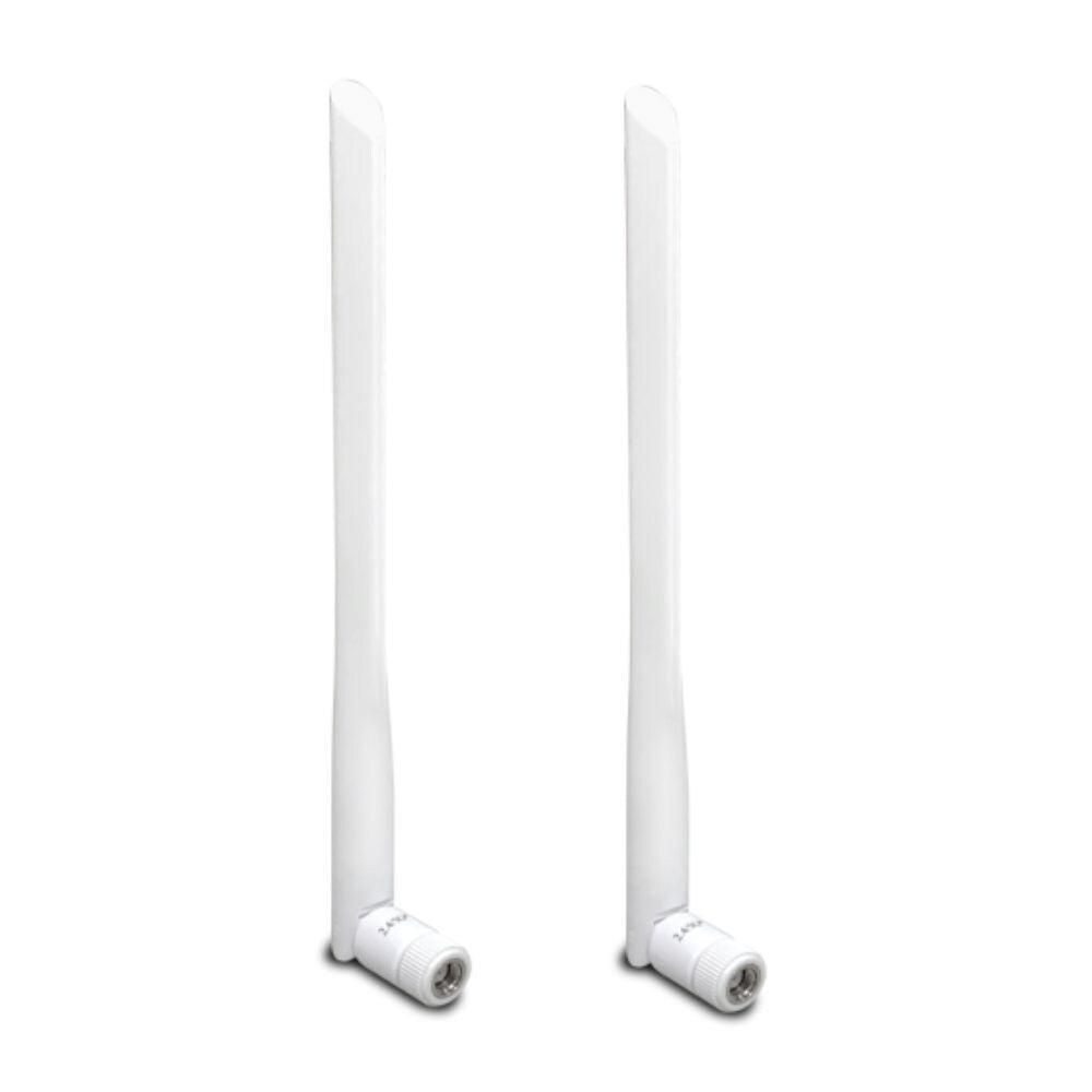 DrayTek 5dB High Gain Wi Fi Dual Band Omni Directional Aerials, 2.4GhHz and 5GHz Bands, White: PAIR