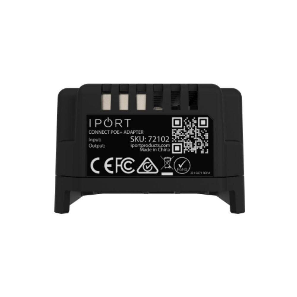 iPort Connect PoE+ Adaptor For Surface Mount and iPads With USB-C Connector, Black 1