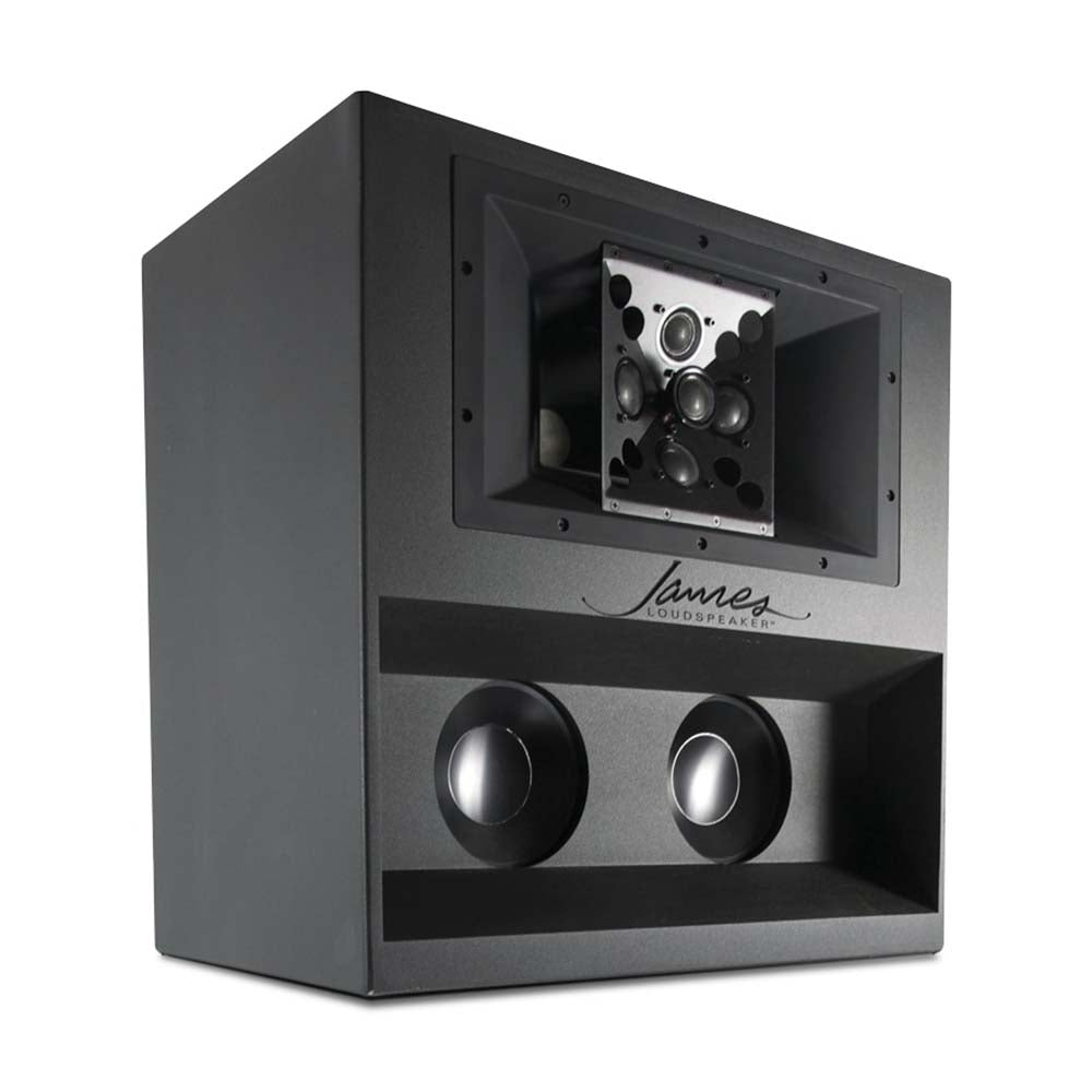 James 8" Maverick Series 4 Way LCR On-Wall LCR Front Channel Cinema Speaker, 4Ω, Studio Black: EACH