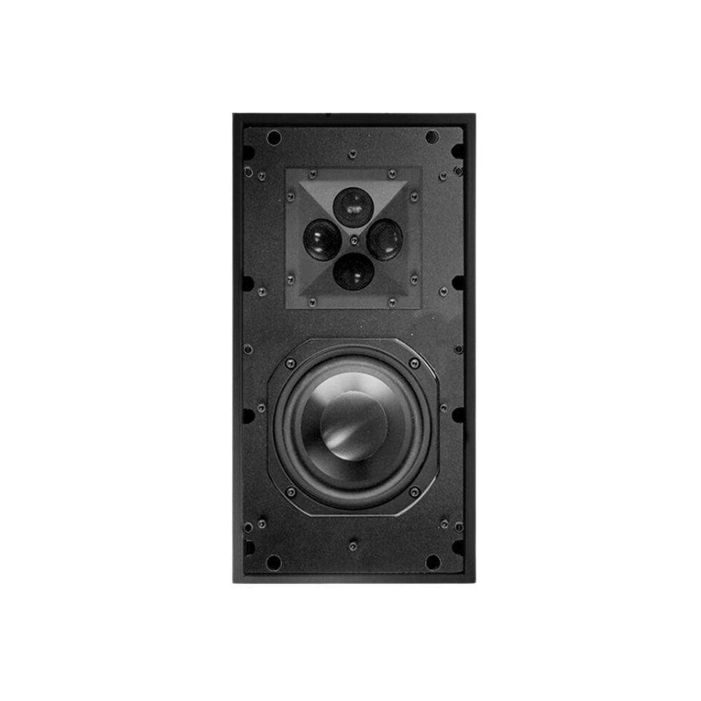 James QX 5.25" 2 Way LCR In-Wall Speaker With Quad Tweeter Array and Borderless White Grille: EACH