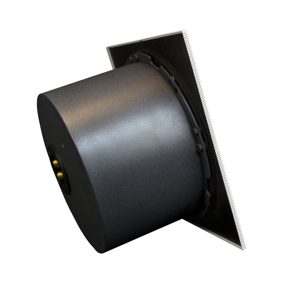 James QX 8" In-Ceiling Subwoofer With Square or Round White Grille 1