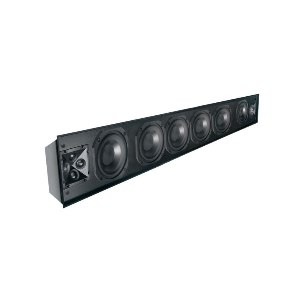 James QX-SPL5-M 5" Marine Grade 2.1 Channel Left Right Channel and Subwoofer In-Wall Soundbar, With Custom Width Options and White Grille: EACH