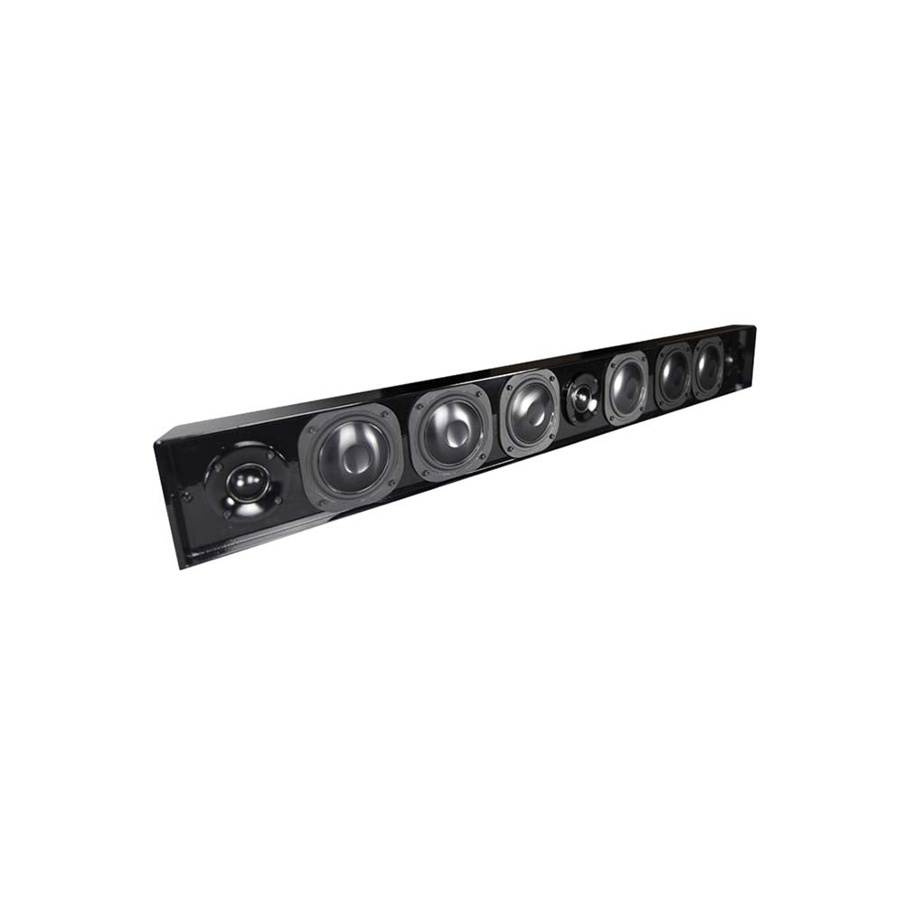 James SPL3-LCR 3" Fixed Width Soundbar For 55" TVs, Indoor and Outdoor Use, Satin Black: EACH 1