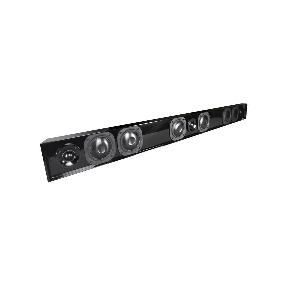 James SPL3-LCR 3" LCR Fixed Width Soundbar For 75" TVs, Indoor and Outdoor Use, Satin Black: EACH 1