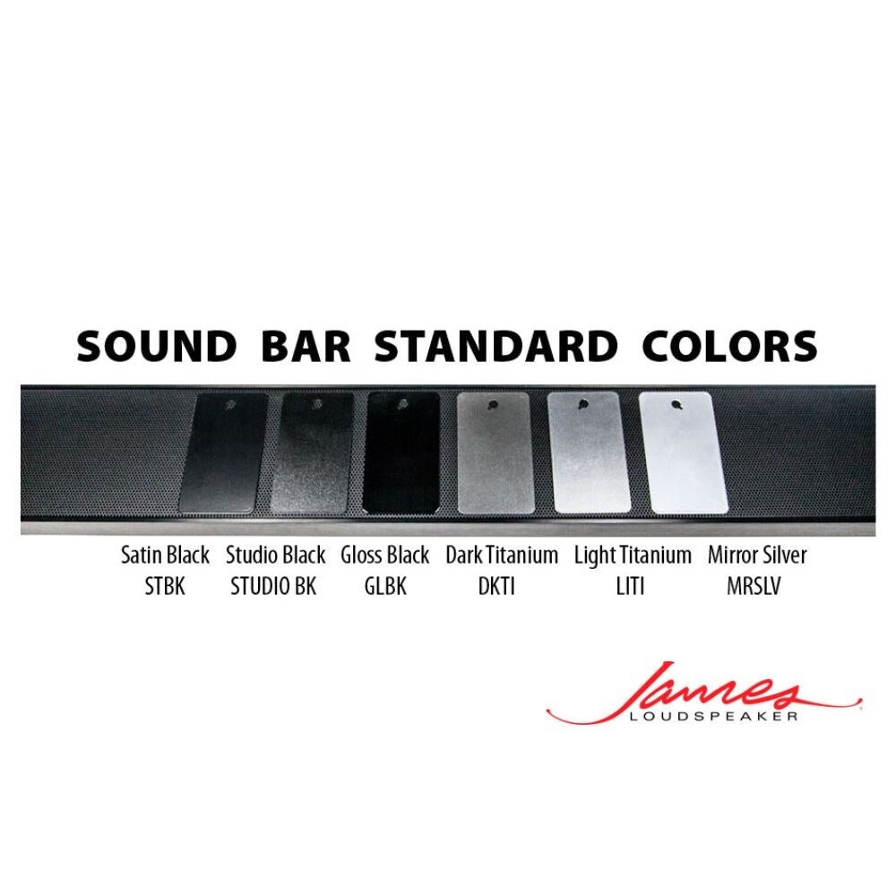 James SPL5QT-LCR 5.25" LCR Soundbar With Standard Enclosure Colours, Shape and Width Options: EACH 4