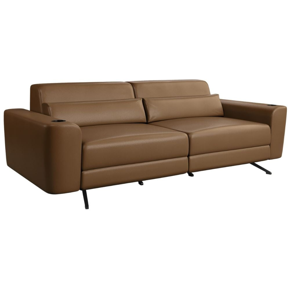 Moovia Alpha Essentials 2 or 4 Seat Cinema Sofa with Middle Arm in Dekoma Sorono Velvet 14