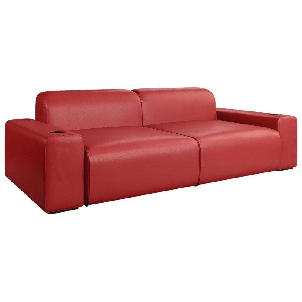 Moovia Budapest Essentials 2 or 4 Seat Cinema Sofa with Middle Arm in Dekoma Sorono Velvet 97