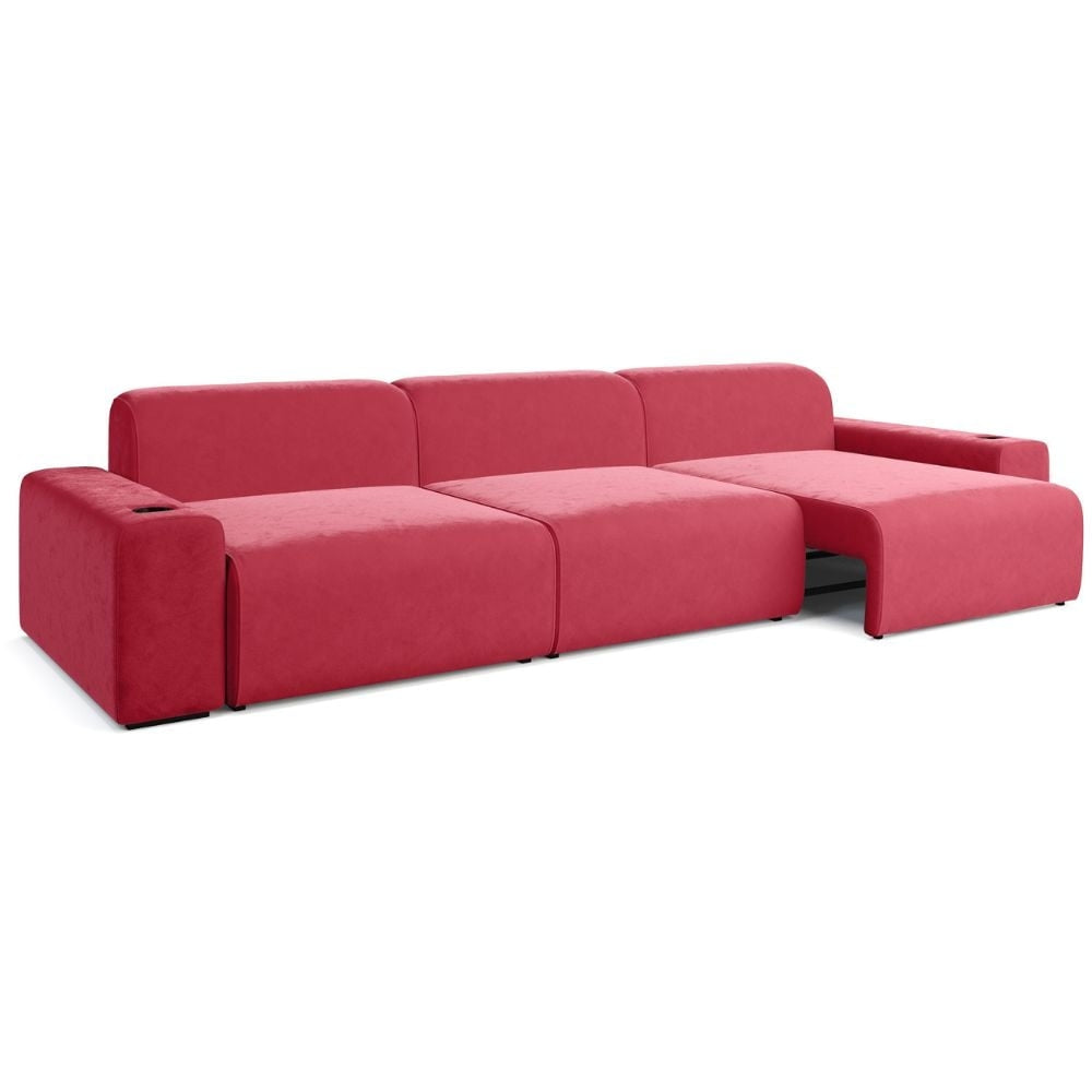 Moovia Budapest Essentials 2 or 4 Seat Cinema Sofa with Middle Arm in Dekoma Sorono Velvet 102