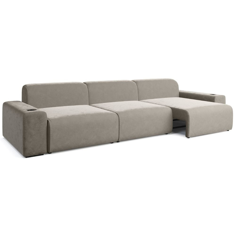Moovia Budapest Essentials 2 or 4 Seat Cinema Sofa with Middle Arm in Dekoma Sorono Velvet 109