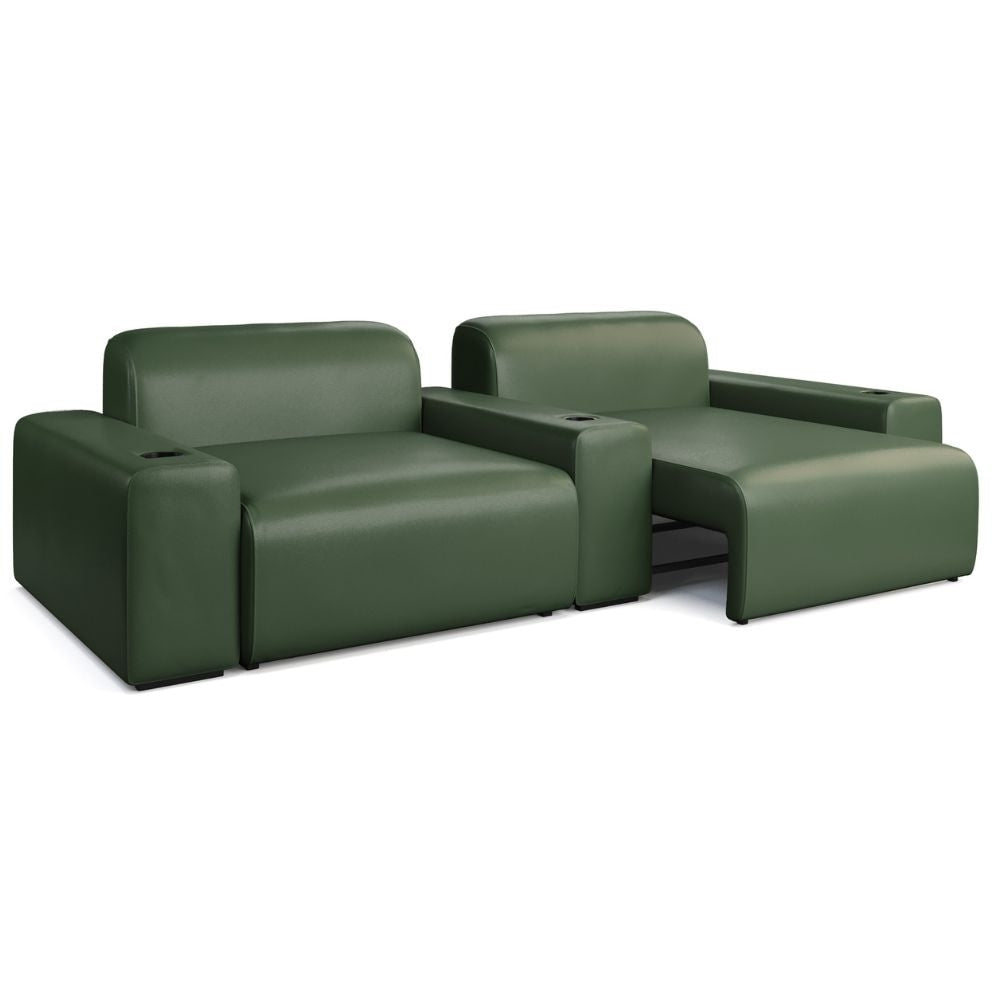 Moovia Budapest Essentials 2 or 4 Seat Cinema Sofa with Middle Arm in Dekoma Sorono Velvet 112