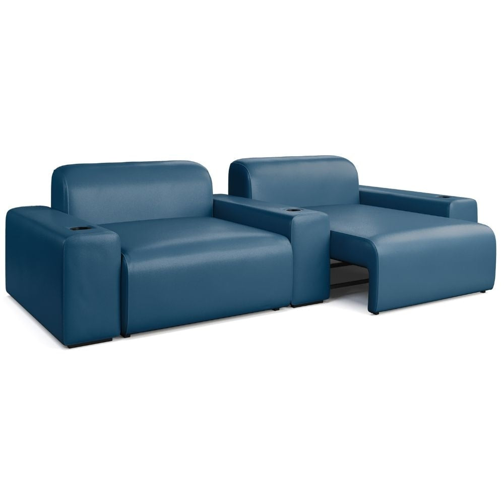 Moovia Budapest Essentials 2 or 4 Seat Cinema Sofa with Middle Arm in Dekoma Sorono Velvet 18