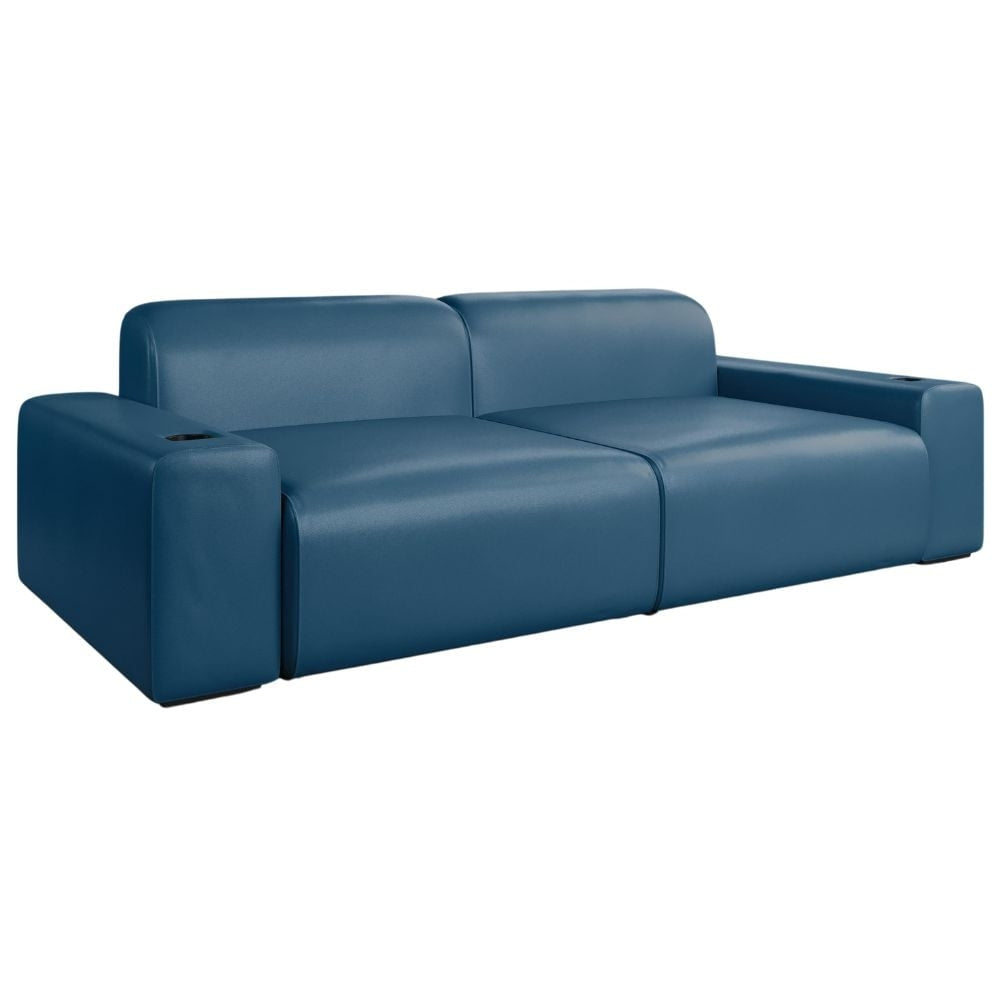 Moovia Budapest Essentials 2 or 4 Seat Cinema Sofa with Middle Arm in Dekoma Sorono Velvet 19