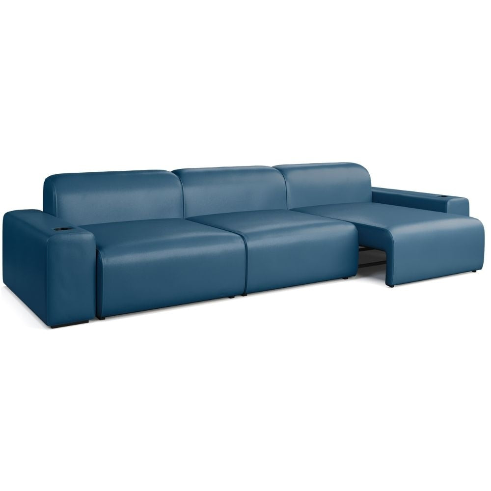 Moovia Budapest Essentials 2 or 4 Seat Cinema Sofa with Middle Arm in Dekoma Sorono Velvet 20