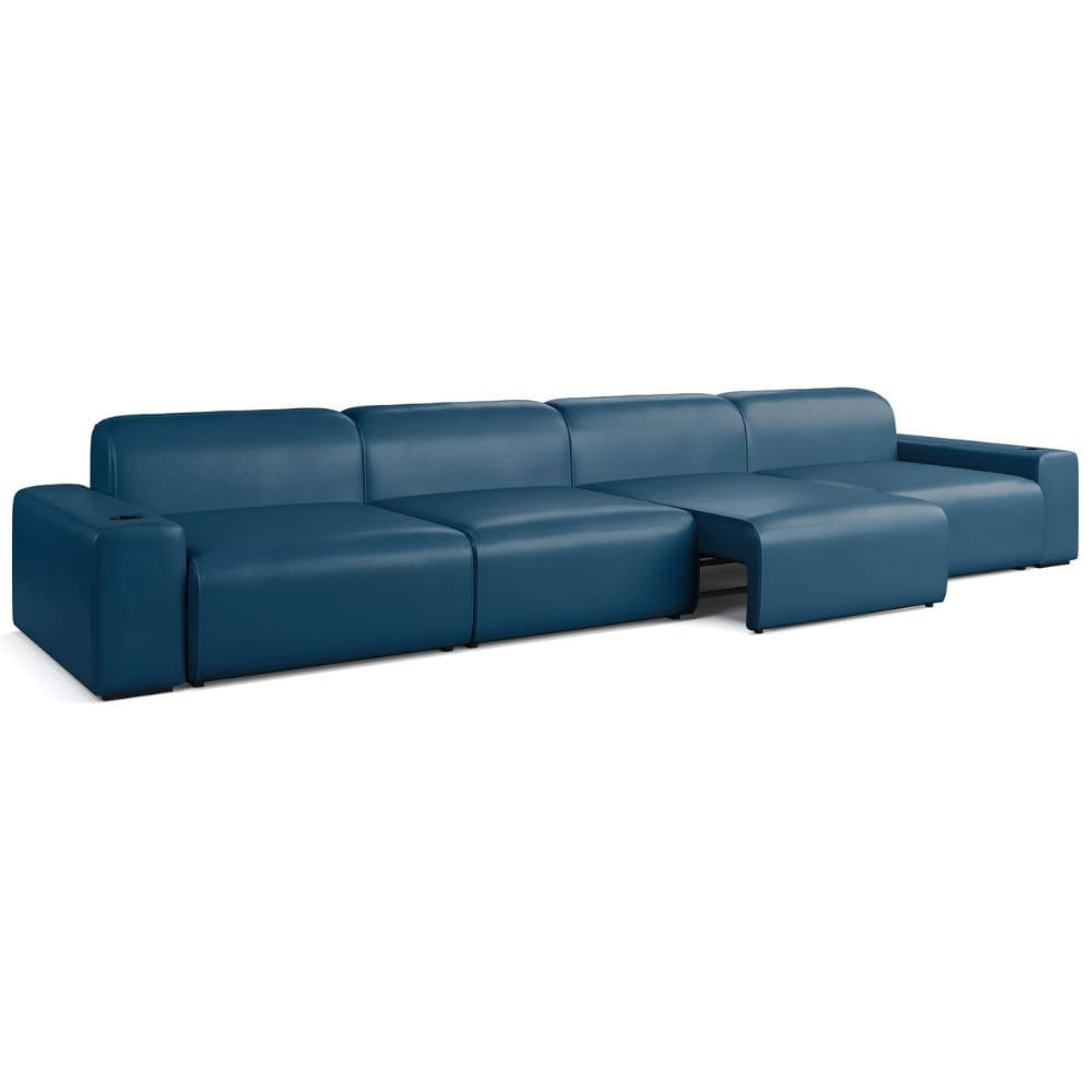 Moovia Budapest Essentials 2 or 4 Seat Cinema Sofa with Middle Arm in Dekoma Sorono Velvet 22