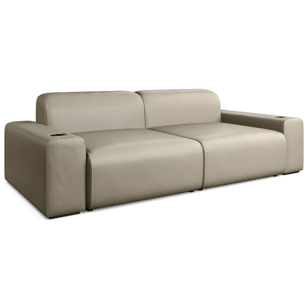 Moovia Budapest Essentials 2 or 4 Seat Cinema Sofa with Middle Arm in Dekoma Sorono Velvet 25