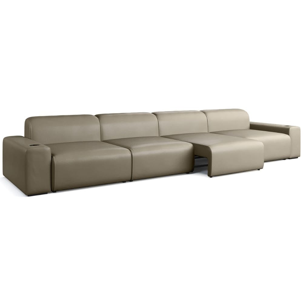 Moovia Budapest Essentials 2 or 4 Seat Cinema Sofa with Middle Arm in Dekoma Sorono Velvet 28