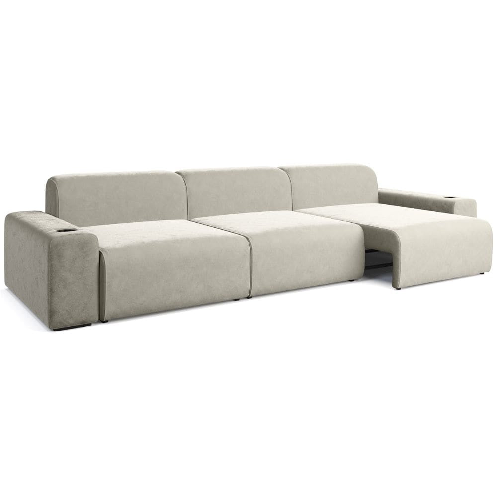 Moovia Budapest Essentials 2 or 4 Seat Cinema Sofa with Middle Arm in Dekoma Sorono Velvet 2