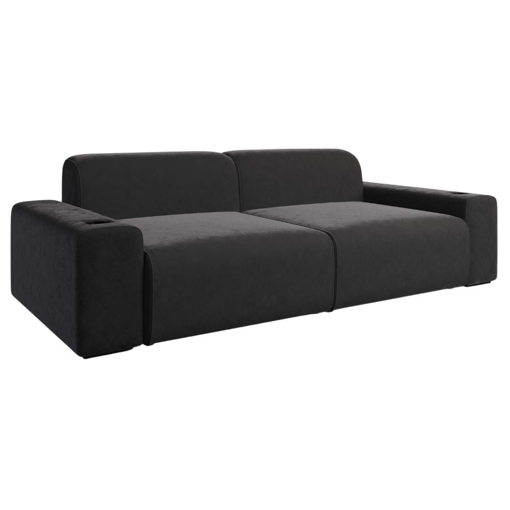 Moovia Budapest Essentials 2 or 4 Seat Cinema Sofa with Middle Arm in Dekoma Sorono Velvet 32