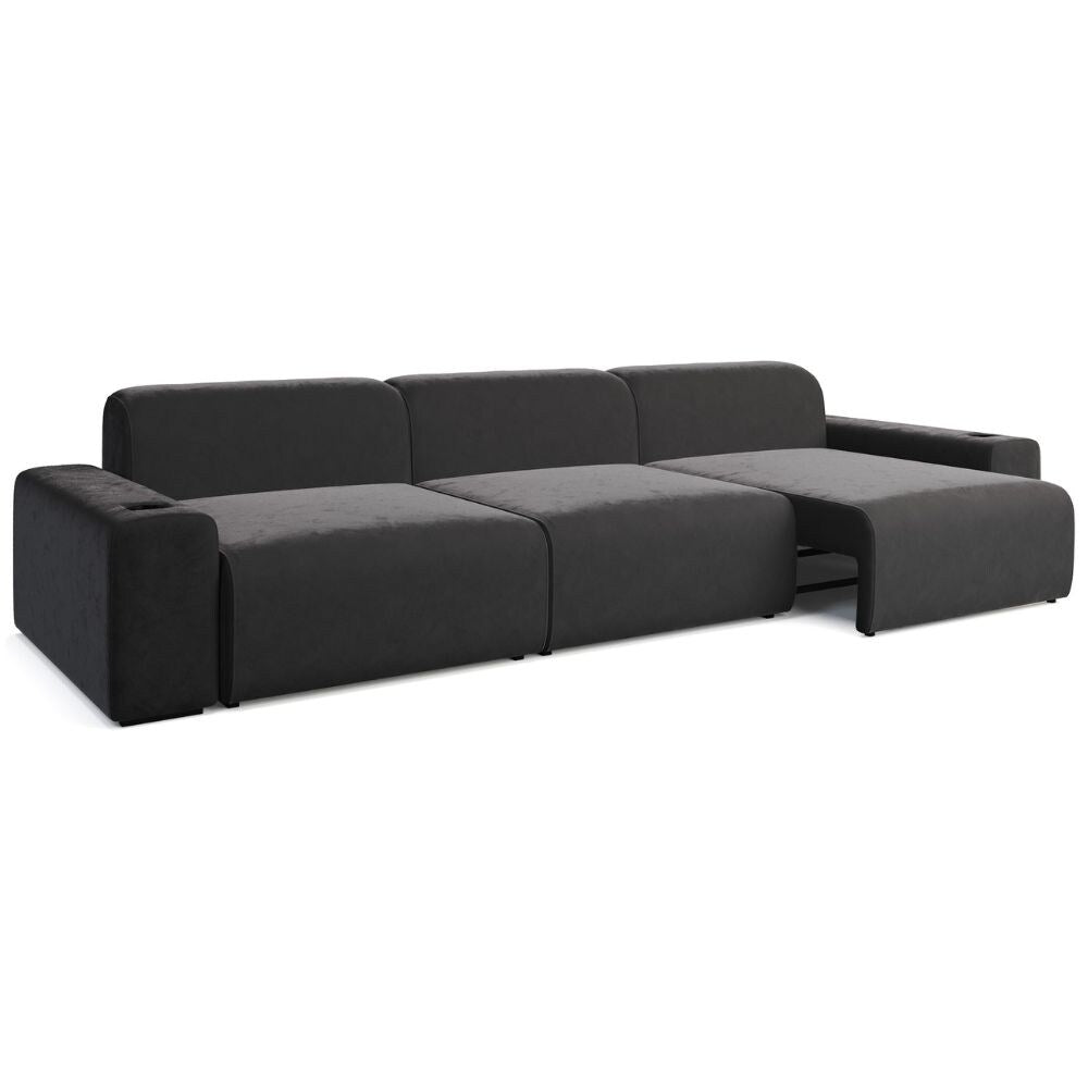 Moovia Budapest Essentials 2 or 4 Seat Cinema Sofa with Middle Arm in Dekoma Sorono Velvet 33