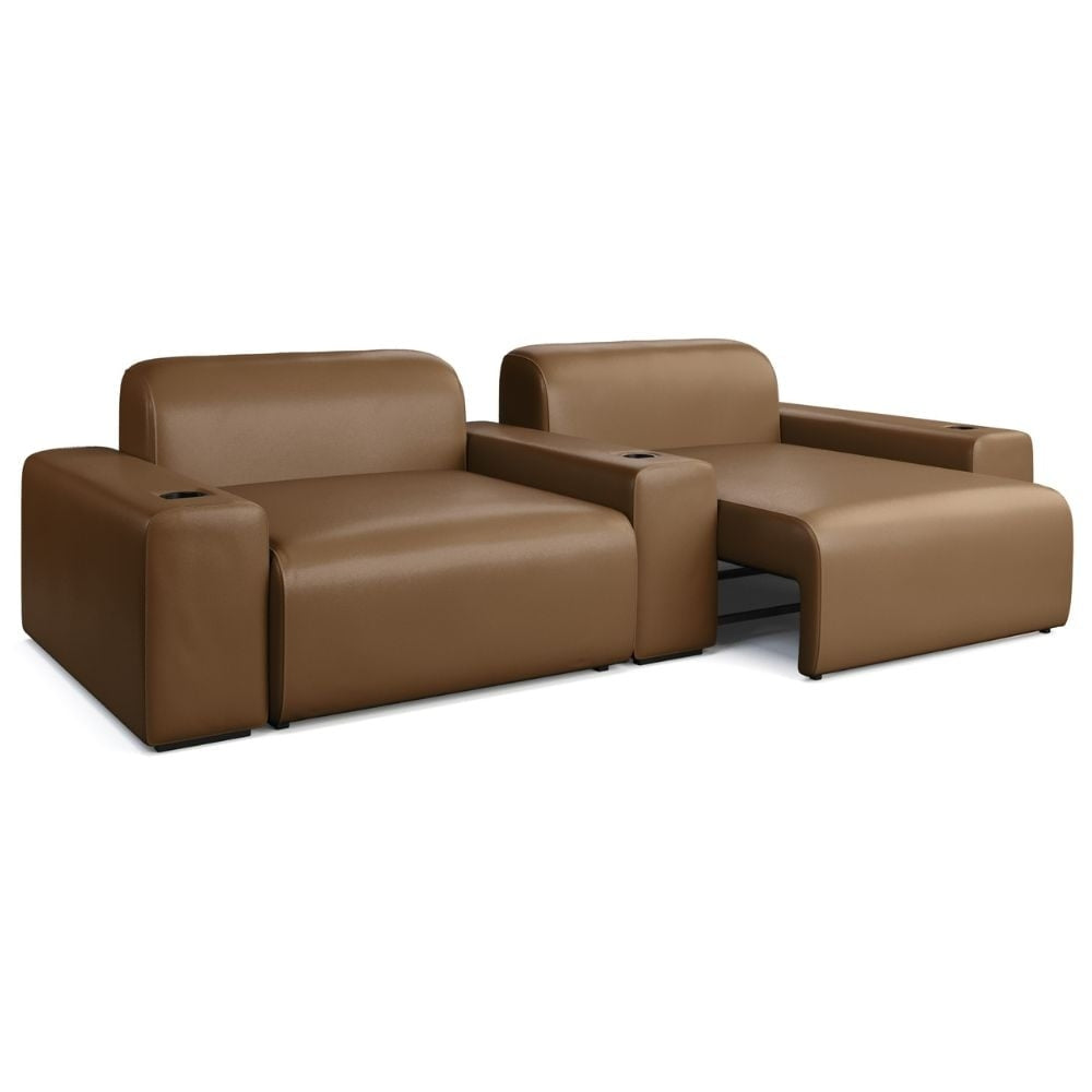 Moovia Budapest Essentials 2 or 4 Seat Cinema Sofa with Middle Arm in Dekoma Sorono Velvet 41