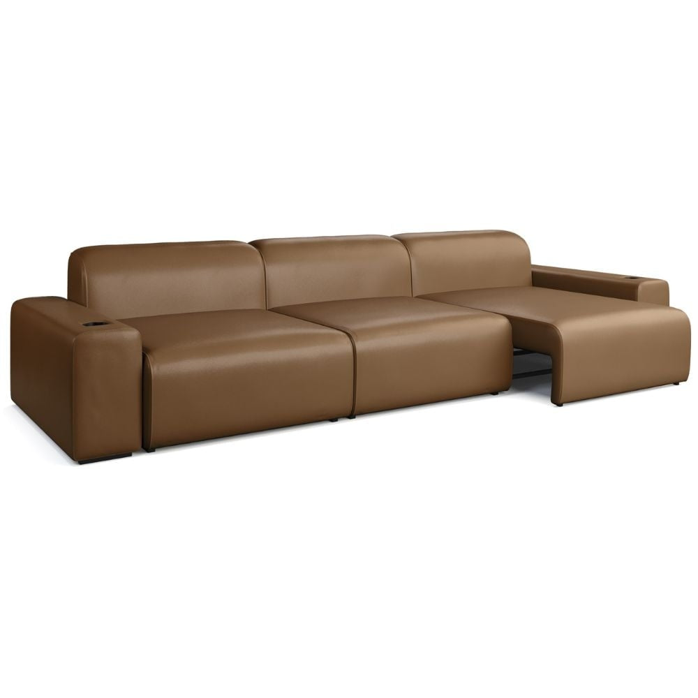 Moovia Budapest Essentials 2 or 4 Seat Cinema Sofa with Middle Arm in Dekoma Sorono Velvet 43