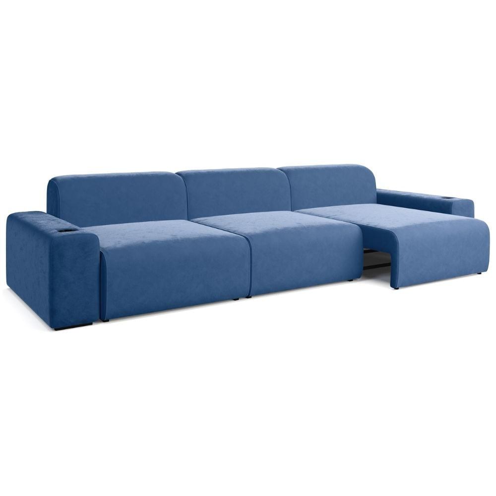 Moovia Budapest Essentials 2 or 4 Seat Cinema Sofa with Middle Arm in Dekoma Sorono Velvet 48