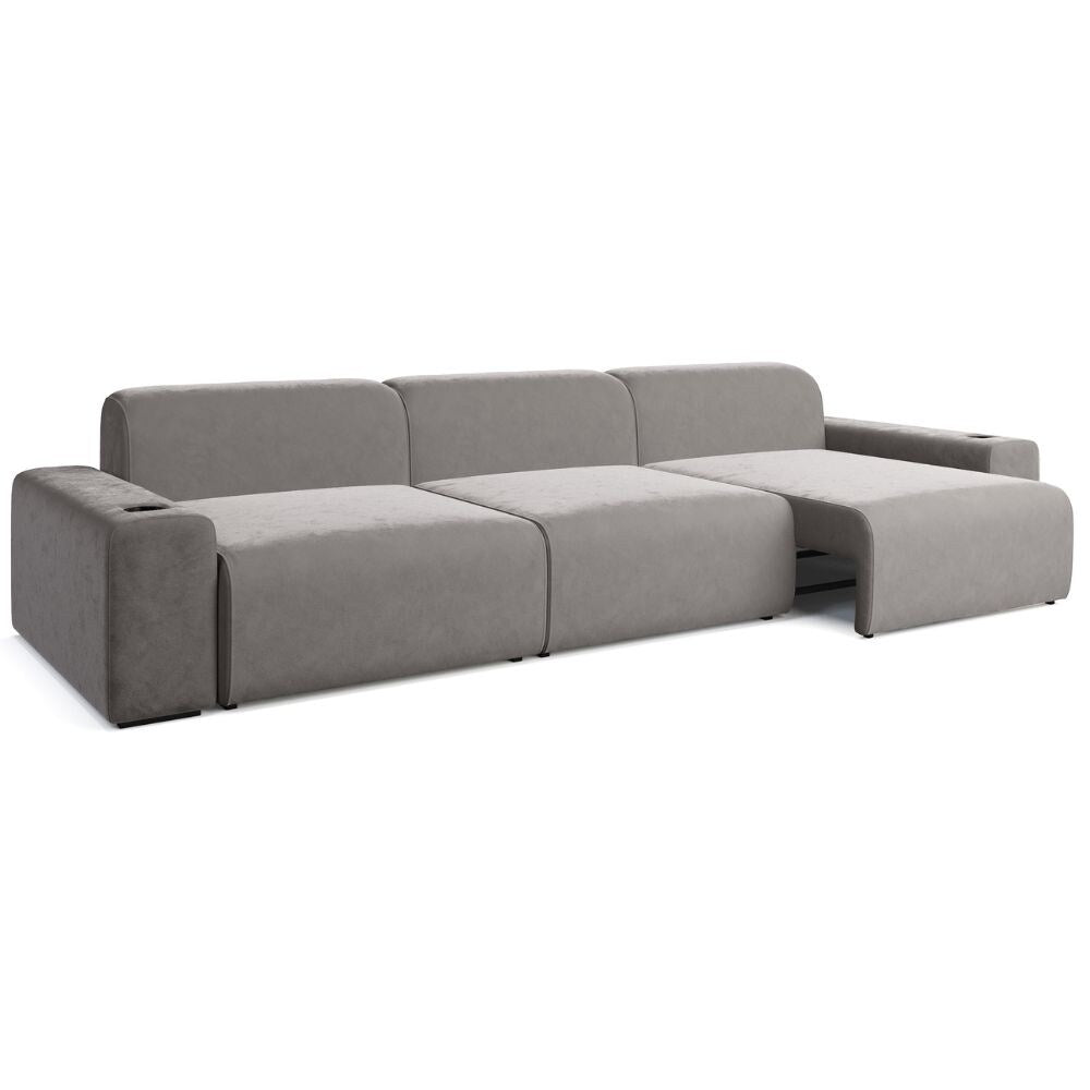 Moovia Budapest Essentials 2 or 4 Seat Cinema Sofa with Middle Arm in Dekoma Sorono Velvet 52