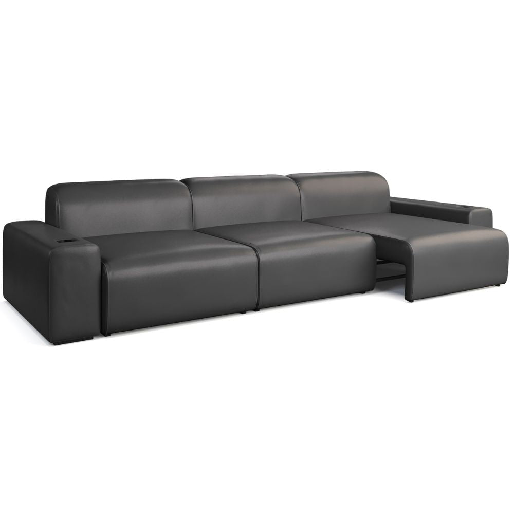 Moovia Budapest Essentials 2 or 4 Seat Cinema Sofa with Middle Arm in Dekoma Sorono Velvet 60