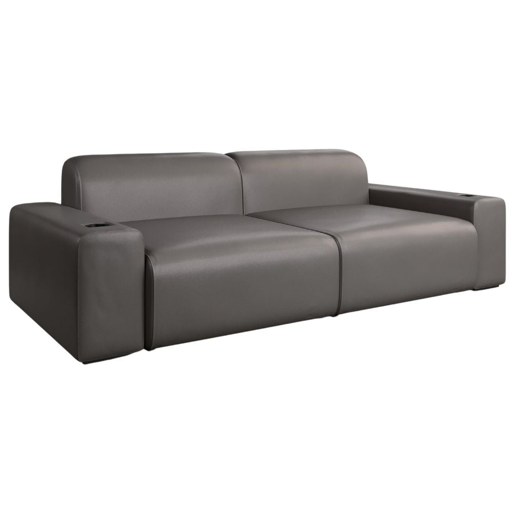 Moovia Budapest Essentials 2 or 4 Seat Cinema Sofa with Middle Arm in Dekoma Sorono Velvet 65