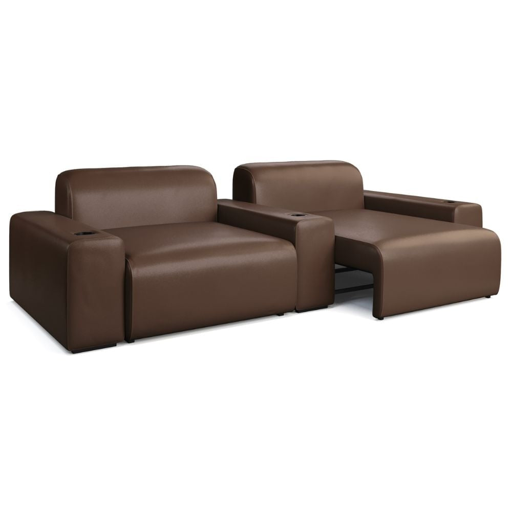 Moovia Budapest Essentials 2 or 4 Seat Cinema Sofa with Middle Arm in Dekoma Sorono Velvet 6