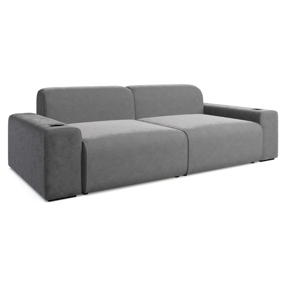Moovia Budapest Essentials 2 or 4 Seat Cinema Sofa with Middle Arm in Dekoma Sorono Velvet 71