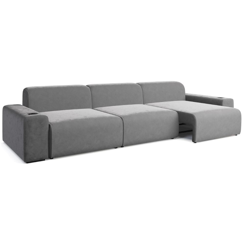 Moovia Budapest Essentials 2 or 4 Seat Cinema Sofa with Middle Arm in Dekoma Sorono Velvet 72