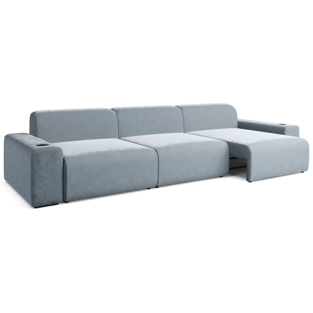 Moovia Budapest Essentials 2 or 4 Seat Cinema Sofa with Middle Arm in Dekoma Sorono Velvet 7