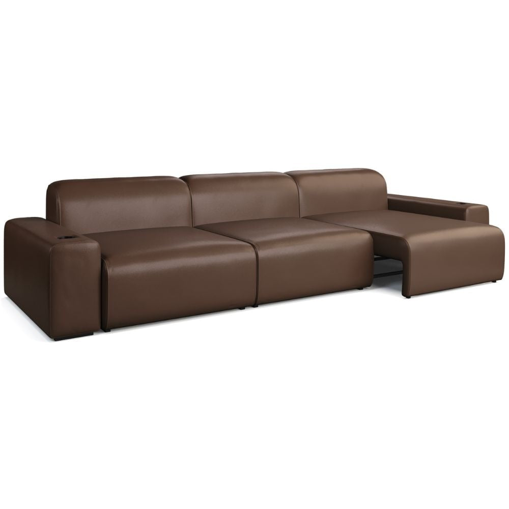 Moovia Budapest Essentials 2 or 4 Seat Cinema Sofa with Middle Arm in Dekoma Sorono Velvet 78