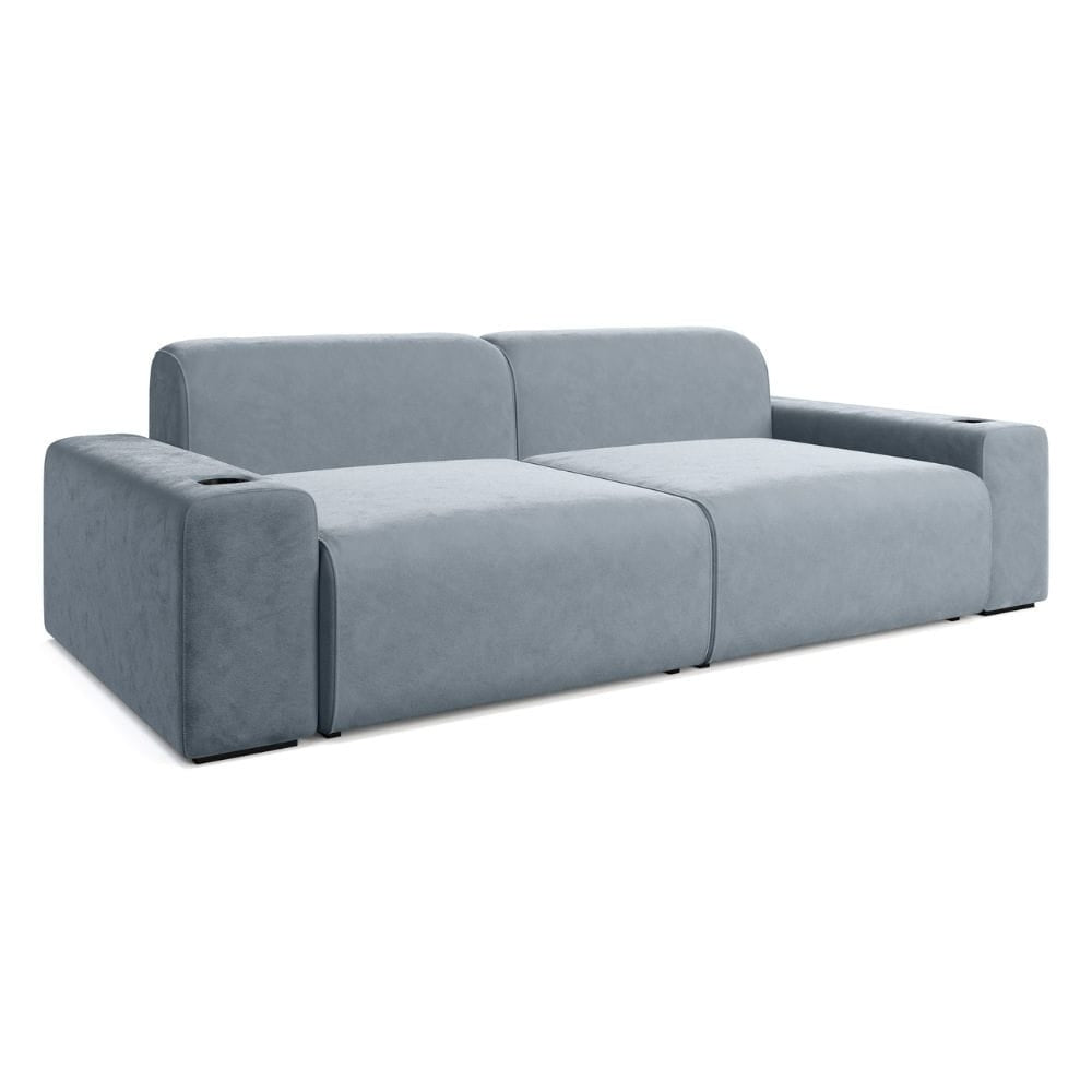 Moovia Budapest Essentials 2 or 4 Seat Cinema Sofa with Middle Arm in Dekoma Sorono Velvet 82