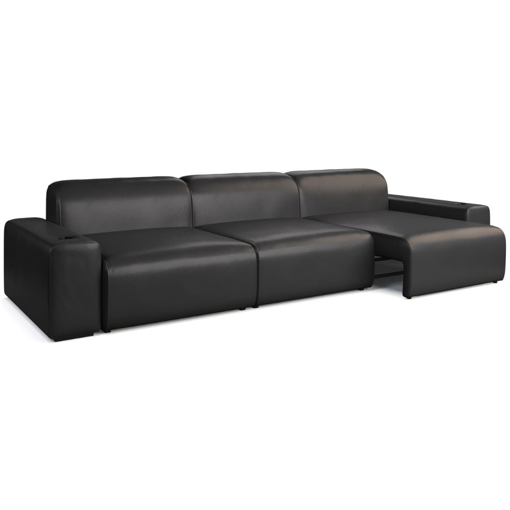 Moovia Budapest Essentials 2 or 4 Seat Cinema Sofa with Middle Arm in Dekoma Sorono Velvet 87