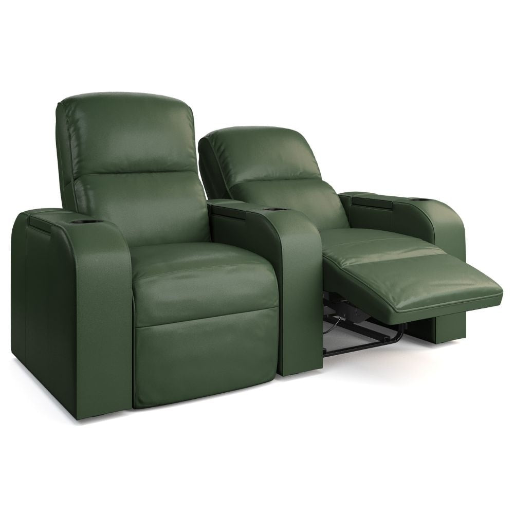 Moovia Dallas Essentials 2 or 4 Seat Cinema Chair with Love Seat in Dekoma Sorono Velvet 132