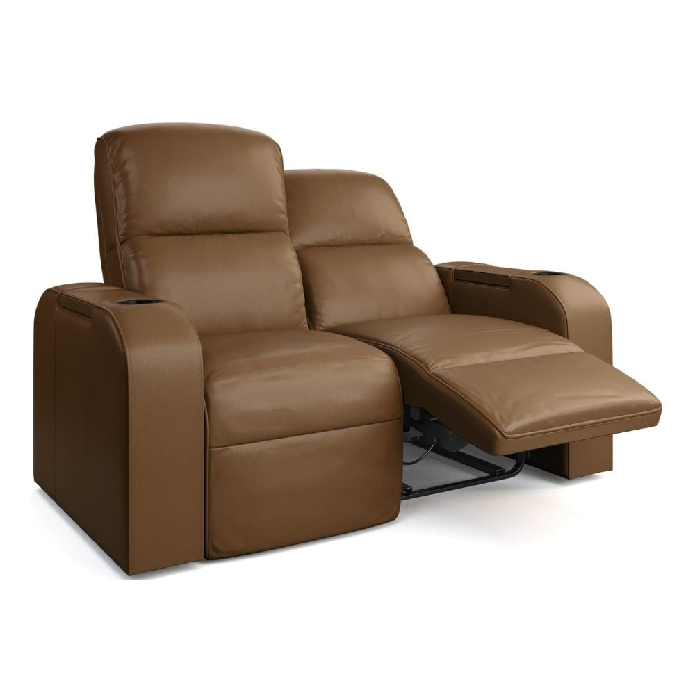 Moovia Dallas Essentials 2 or 4 Seat Cinema Chair with Love Seat in Dekoma Sorono Velvet 47