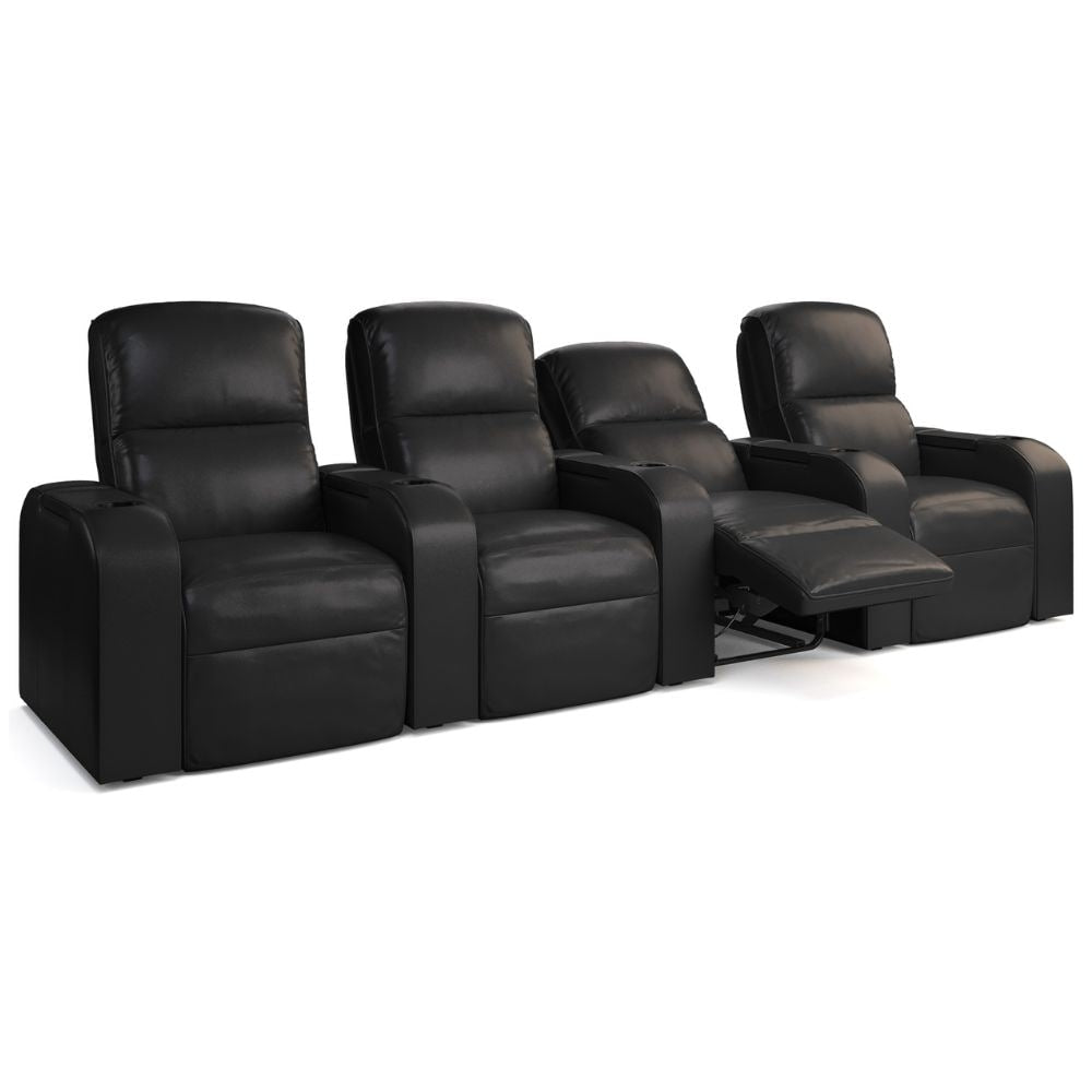 Moovia Dallas Essentials Single, Double, Triple or 4 Seat Cinema Chair in Dekoma Sorono Velvet 97