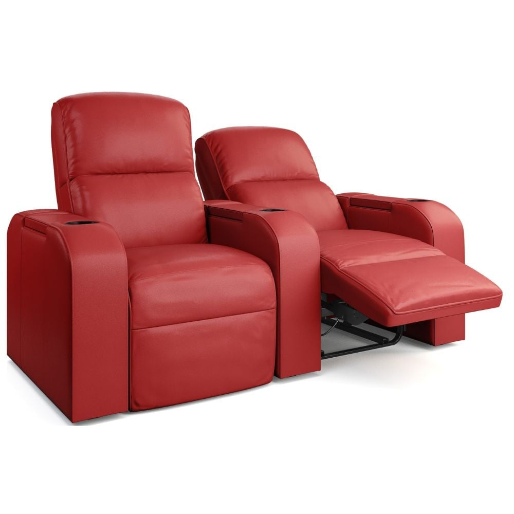 Moovia Dallas Essentials Single, Double, Triple or 4 Seat Cinema Chair in Dekoma Sorono Velvet 107