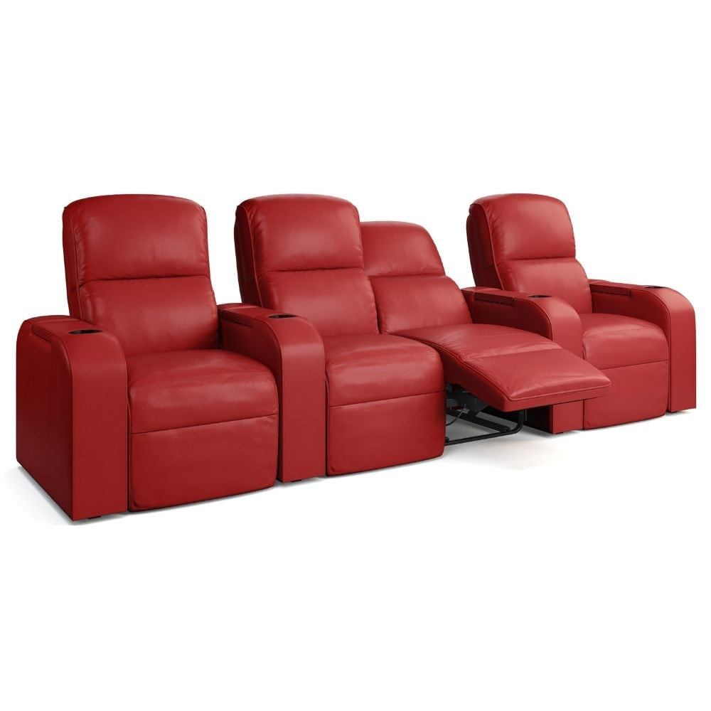 Moovia Dallas Essentials Single, Double, Triple or 4 Seat Cinema Chair in Dekoma Sorono Velvet 109