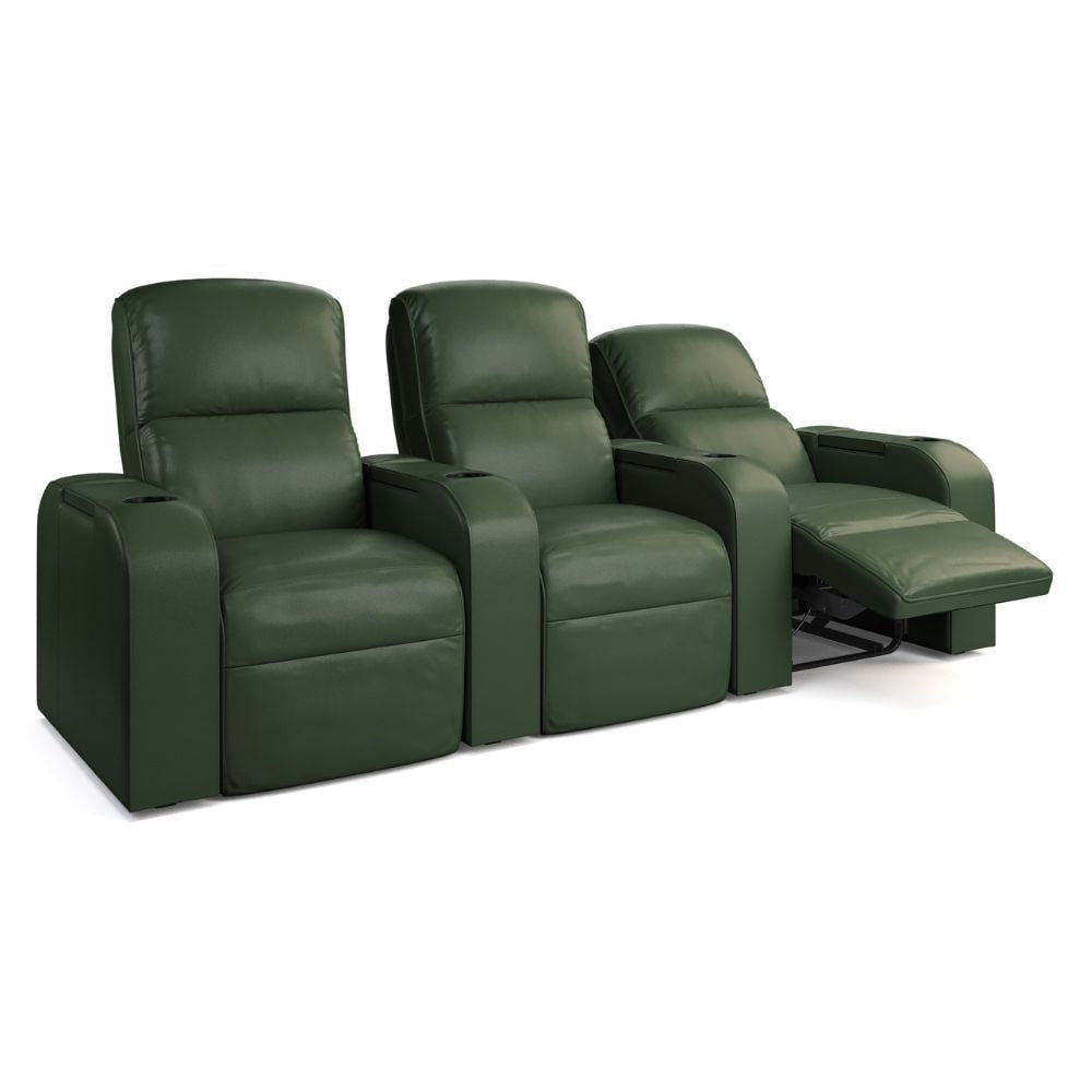 Moovia Dallas Essentials Single, Double, Triple or 4 Seat Cinema Chair in Dekoma Sorono Velvet 127