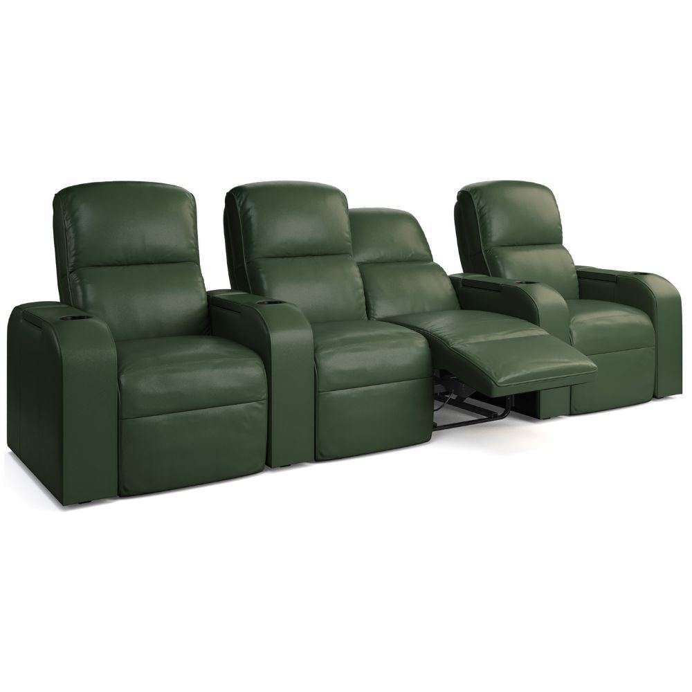 Moovia Dallas Essentials Single, Double, Triple or 4 Seat Cinema Chair in Dekoma Sorono Velvet 128
