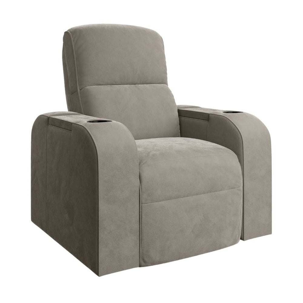 Moovia Dallas Essentials Single, Double, Triple or 4 Seat Cinema Chair in Dekoma Sorono Velvet 135