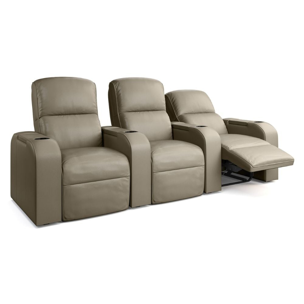 Moovia Dallas Essentials Single, Double, Triple or 4 Seat Cinema Chair in Dekoma Sorono Velvet 24