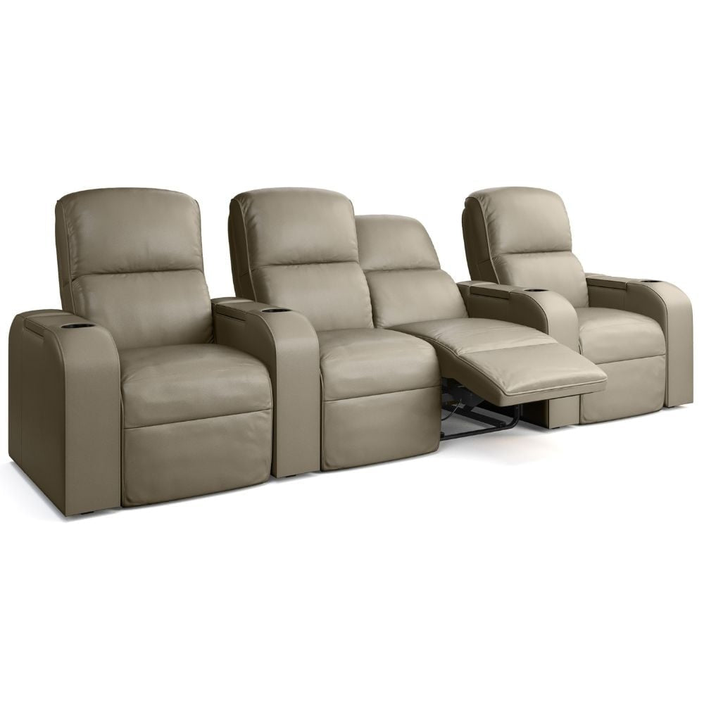 Moovia Dallas Essentials Single, Double, Triple or 4 Seat Cinema Chair in Dekoma Sorono Velvet 25