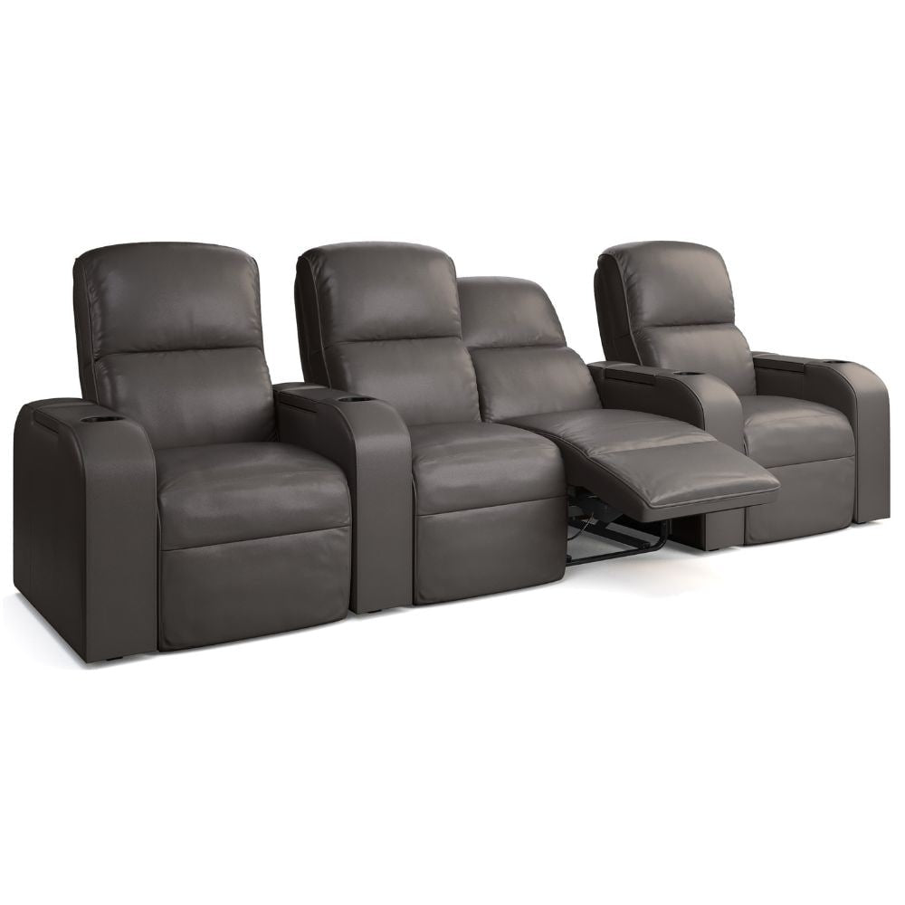 Moovia Dallas Essentials Single, Double, Triple or 4 Seat Cinema Chair in Dekoma Sorono Velvet 71
